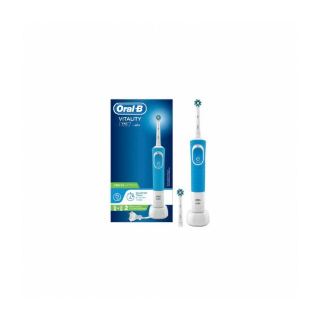 CEPILLO DENTAL ELECTRICO RECARGABLE ORAL-B VITALITY 100 CROSS ACTION AZUL