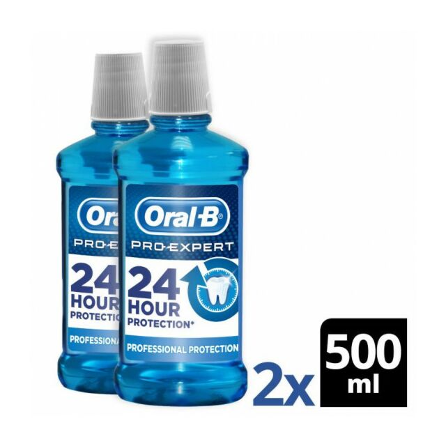 ORAL-B COLUTORIO PRO EXPERT PROTECCION PROFESION  2 ENVASES 500 ML PACK