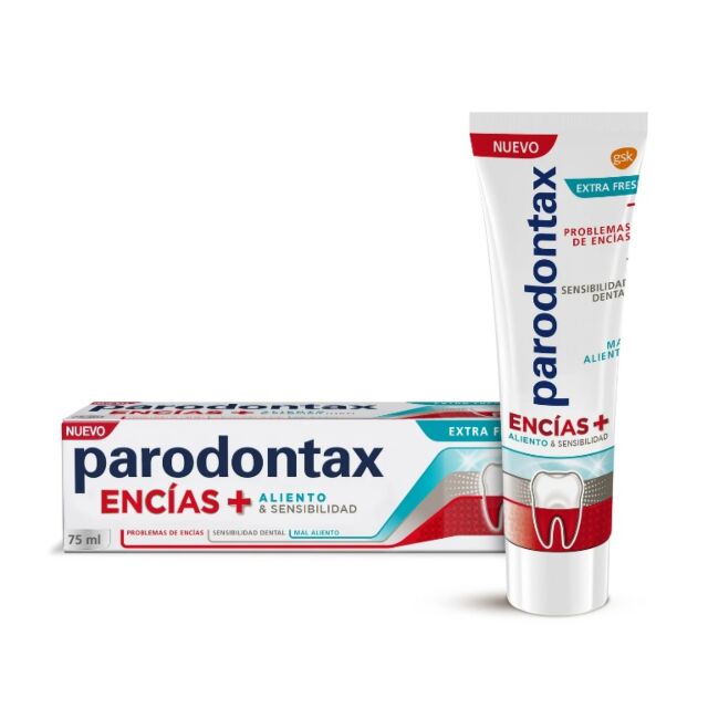 PARODONTAX ENCIAS + ALIENTO & SENSIBILIDAD  EXTRA FRESH  1 TUBO 75 ML