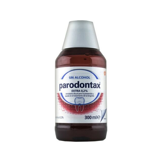 PARODONTAX EXTRA COLUTORIO SIN ALCOHOL DIGLUCONATO DE CLORHEXIDINA AL 0.2% 1 ENVASE 300 ML