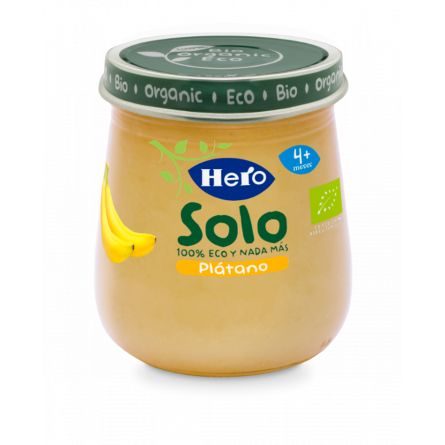 HERO BABY SOLO PLATANO  1 ENVASE 120 G