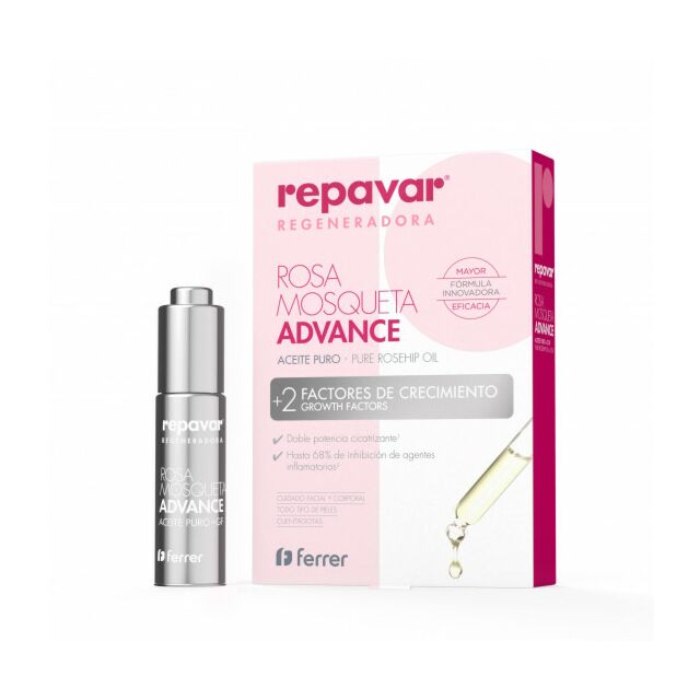 REPAVAR REGENERADORA ACEITE PURO ROSA MOSQUETA ADVANCE 1 ENVASE 15 ML