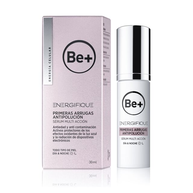 BE+ ENERGIFIQUE PRIMERAS ARRUGAS ANTIPOLUCION SERUM MULTI ACCION 1 ENVASE 30 ML