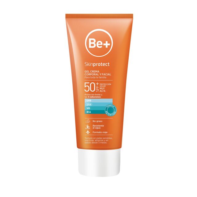 BE+ SKINPROTECT GEL CREMA CORPORAL Y FACIAL SPF 50+  1 ENVASE 200 ML