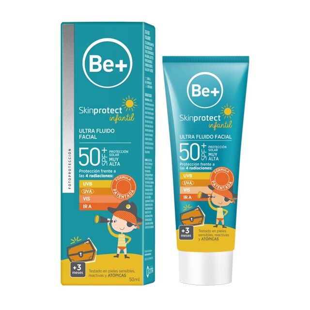 BE+ SKIN PROTECT ULTRAFLUIDO FACIAL SPF50+ INFANTIL  1 ENVASE 50 ML