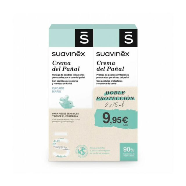 SUAVINEX CREMA PAÑAL DUPLO 2 ENVASES DE 75 ML