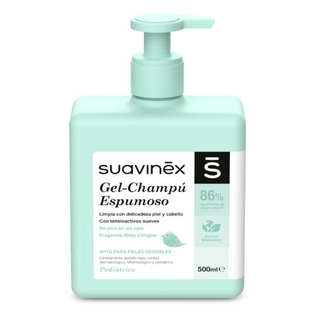 SUAVINEX PEDIATRIC GEL CHAMPU ESPUMOSO  1 ENVASE 500 ML