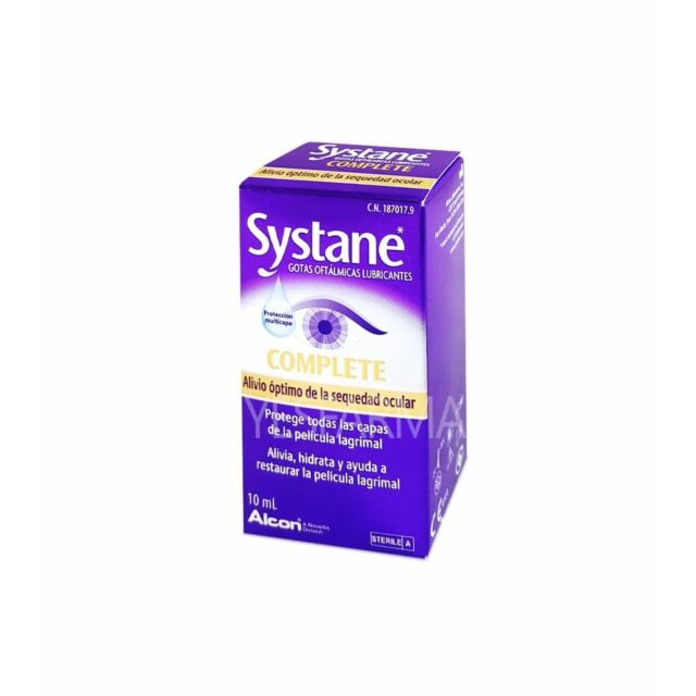 SYSTANE COMPLETE GOTAS OFTALMICAS LUBRICANTES 1 ENVASE 10 ML