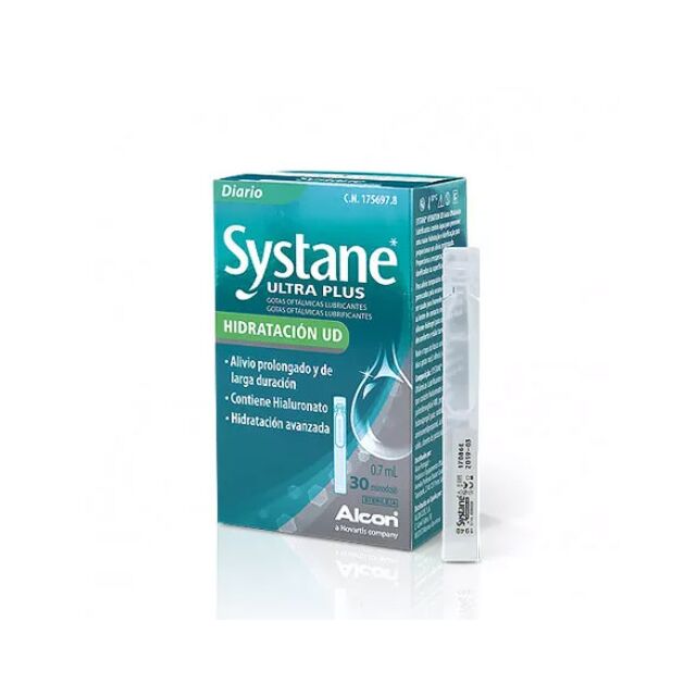 SYSTANE ULTRA PLUS HIDRATACION UNIDOSIS GOTAS OFTALMICAS LUBRICANTES 30 VIALES UNIDOSIS 0,7 ML