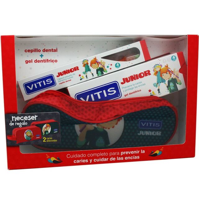 VITIS KIT JUNIOR  GEL + CEPILLO