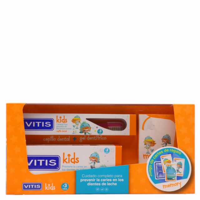 VITIS KIDS GEL DENTIFRICO + CEPILLO + REGALO  1 ENVASE 50 ML