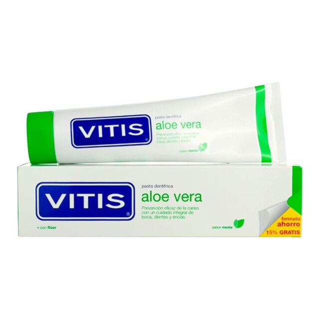 VITIS ALOE VERA PASTA DENTIFRICA  1 ENVASE 150 ML SABOR MENTA