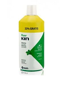 FLUORKIN ANTICARIES ENJUAGUE BUCAL DIARIO  1 FRASCO 750 ML + 250 ML