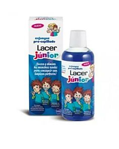 ENJUAGUE PRE CEPILLADO LACER JUNIOR  1 ENVASE 500 ML