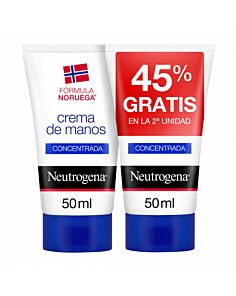 NEUTROGENA CREMA DE MANOS CONCENTRADA  2 ENVASES 50 ML