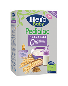 PEDIALAC PAPILLA 8 CEREALES HERO BABY 1 ENVASE 340 G