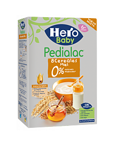 PEDIALAC PAPILLA 8 CEREALES Y MIEL HERO BABY 1 ENVASE 340 G