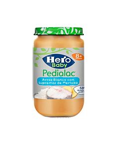 HERO BABY ARROZ CON SUPREMAS DE MERLUZA  1 TARRO 235 G