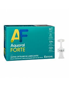 AQUORAL FORTE GOTAS OFTALMICAS LUBRICANTES ESTERILES 30 MONODOSIS 0,5 ML