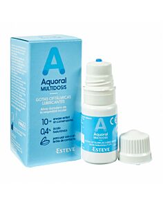 AQUORAL MULTIDOSIS GOTAS OFTALMICAS LUBRICANTES ESTERILES 1 ENVASE 10 ML