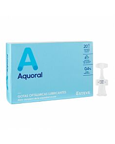 AQUORAL GOTAS OFTALMICAS LUBRICANTES ESTERILES 20 MONODOSIS 0,5 ML