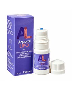 AQUORAL LIPO SOLUCION OFTALMICA LUBRICANTE ANTIOXIDANTE ESTERIL 1 FRASCO 10 ML