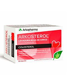 ARKOSTEROL LEVADURA ARROZ ROJO  60 CAPSULAS