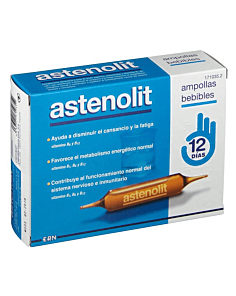 ASTENOLIT  12 AMPOLLAS BEBIBLES