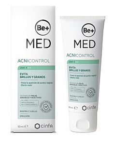 BE+ MED ACNICONTROL EVITA BRILLOS Y GRANOS  1 ENVASE 50 ML