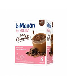 BIMANAN BESLIM SUSTITUTIVO BATIDO  6 SOBRES 50 G SABOR CHOCOLATE