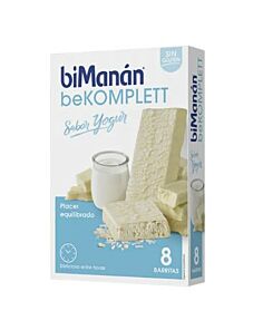 BIMANAN BEKOMPLETT SNACK  8 BARRITAS SABOR YOGUR