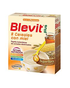 BLEVIT PLUS SUPERFIBRA 8 CEREALES Y MIEL  1 ENVASE 600 G