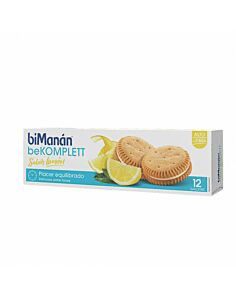 BIMANAN BEKOMPLETT GALLETAS SNACK  12 UNIDADES SABOR LIMON