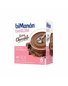 BIMANAN BESLIM SUSTITUTIVO NATILLA  6 SOBRES 50 G SABOR CHOCOLATE