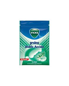 CARAMELOS PRAIMS DOBLE ACCION SIN AZUCAR  1 ENVASE 60 G