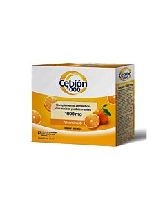 CEBION 1000 GRANULADO SOLUCION ORAL  12 SOBRES