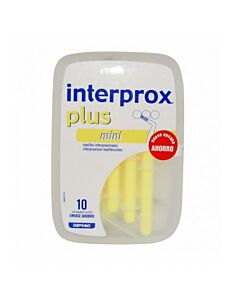 CEPILLO ESPACIO INTERPROXIMAL INTERPROX PLUS MINI ENVASE AHORRO 10 UNIDADES