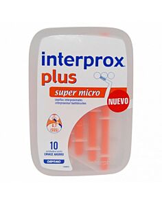 CEPILLO ESPACIO INTERPROXIMAL INTERPROX PLUS SUPER MICRO ENVASE AHORRO 10 U