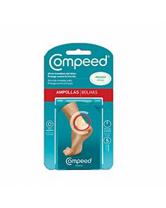 COMPEED AMPOLLAS HIDROCOLOIDE TALLA MEDIANA 10 UNIDADES