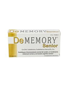 DE MEMORY SENIOR  30 CAPSULAS