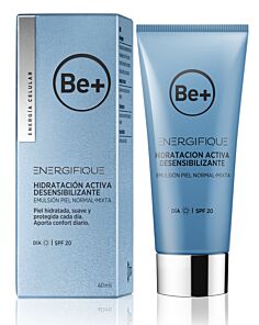 BE+ ENERGIFIQUE HIDRATACION ACTIVA DESENSIBILIZANTE EMULSION PIEL NORMAL-MIXTA SPF 20 40 ML