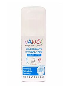 NANOS DESODORANTE NATURAL SPRAY AXILAS Y PIES