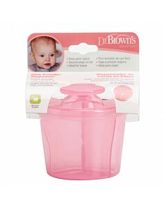 DISPENSADOR DE LECHE EN POLVO DR BROWN ROSA