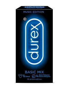 DUREX MUSIC EDITION PRESERVATIVOS BASIC MIX 10 PRESERVATIVOS