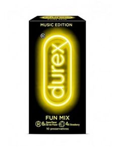 DUREX MUSIC EDITION PRESERVATIVOS FUN MIX 10 PRESERVATIVOS