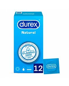 DUREX NATURAL PLUS PRESERVATIVOS 12 UNIDADES