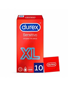 DUREX SENSITIVO XL PRESERVATIVOS 10 UNIDADES