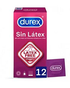 DUREX SIN LATEX PRESERVATIVOS 12 UNIDADES