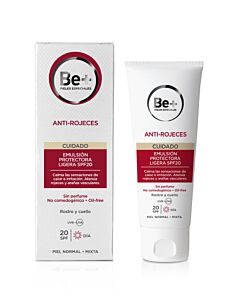 BE+ ANTI-ROJECES LIGERA SPF20 PROTECTORA PIEL NORMAL/MIXTA 1 ENVASE 50 ML