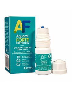 AQUORAL FORTE MULTIDOSIS GOTAS OFTALMICAS LUBRICANTES ESTERILES 1 ENVASE 10 ML